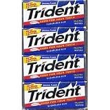 Trident Sugarless Chewing Gum Val-U-Pak Original - 12 X 18 Stick Pack
