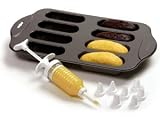 Norpro Cream Canoe Pan With Bonus 9 Piece Decorating Set