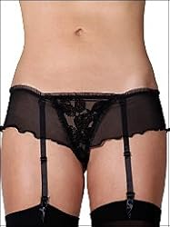 Glitter Glam Panty Garter Belt