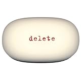 Delete Text Pebble Shaped Cavallini Eraser