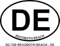 Rehoboth Beach Delaware Oval Bumper Sticker