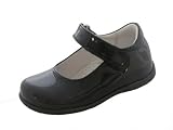 Girls leather Euro Mary Jane, velcro, Madison, various colors