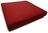 garden and patio furnitures item: Strathwood Falkner Lounge Ottoman Cushion, Garnet , Olefin