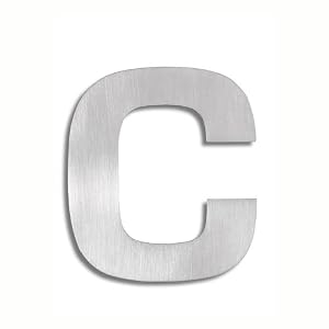 House Address Letter - Chrome C by Blomus by Blomus