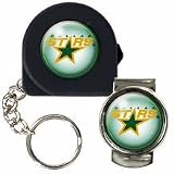 NHL Dallas Stars 6' Tape Measure, Key Chain & Money Clip Set