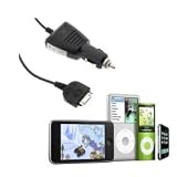 In-Car Charger (BLACK) For Apple iPod All Generations and Apple iPod 2008 Models: Nano Chromatic , iPod Touch 2 Series , New Ipod Classic, Apple iPhone & iPhone 3G - Star-E-Shop