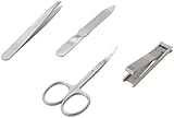Zwilling TWINOX - Estuche de manicura 4 piezas, color blanco