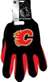 Calgary Flames Two Tone Gloves