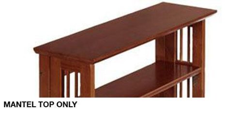 Mantel Top For Folding/stacking Multicolormedia Storage, 29.5Wx8.5D, WALNUT