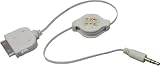 iPhone 4 Klinken Kabel Audiokabel iPhone 4 Klinke-Kabel 3,5-mm für iPhone 4- ausziehbares Klinkenkabel iPhone 4
