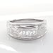 0.40 Carat Princess Diamond Gents Ring in 18ct Solid White Gold