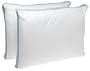 Perfect Fit Firm Density Standard Size 233 Thread-Count Quilted Sidewall Pillow 2 Pack, White