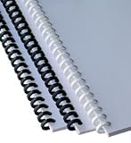 Ibico Ibiclick Binding Comb Ring Coils 45 Sheets 8mm White Ref 388002E [Pack 50]