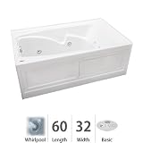 Jacuzzi CTS6032 WLR 2XX W White Cetra 60 x 32 Cetra Three Wall Alcove Comfort Whirlpool Bathtub wi