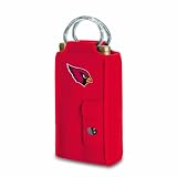 NFL Arizona Cardinals Metro Brunello Insulated Neoprene Two-Bottle Wine Tote with Corkscrew, Red