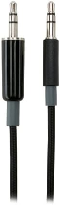 Kensington 4ft/ 1.2m Nylon Braided Premium 3.5mm Auxiliary Audio Cable - Black (K39202US)