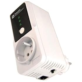 Bewan - Powerline E200 Maxx - Adaptateur CPL avec prise et filtre int�gr�s - Port Ethernet