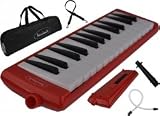 Produkt-Bild: Steinbach Melodica rot 27 Tasten, inkl. Anblasschlauch