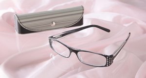 オシャレなシニアグラス ブラック　1.5