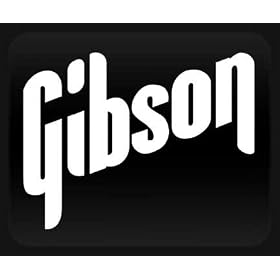 Gibson Guitars White Sticker Decal