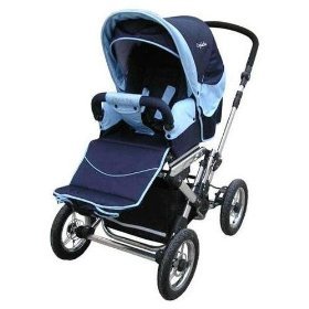 Award Winning Englacha Stroller in Lany Navy/Light Blue