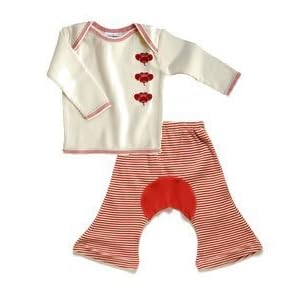 Sckoon Long Sleeve Shirt & Monkey Pants Set - Zen Plum - Available in Sizes Newborn-2T