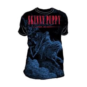 Skinny Puppy - Chainsaw Big Print Subway T-shirt