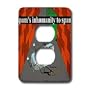 Londons Times Funny Food Coffee other Digestibles - Spams Inhumanity To Spam - Light Switch Covers - 2 plug outlet cover