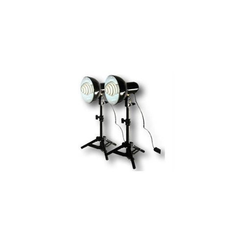Table top studio lighting kit, 5000K daylight bulb