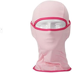 Koveinc UV Protective Mask Full Face Motorcycle Balaclava Pink