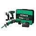 Hitachi KC10DBL 10.8V Li-Ion Combo Kit, DB10DL + CR10DL + Flashlight + (2) Li-Ion Batteries 1.5 Ah + Charger + Soft Case