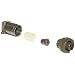 Amphenol Industrial MS3106E10SL-3S Circular Connector Socket, Environmental Resisting, Threaded Coupling, Solder Termination, Straight Plug, 10SL-3 Insert Arrangement, 10SL Shell Size, 3 Contacts