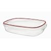 Rubbermaid 7L0300CIRED Lock-its 1-1/2-Gallon Rectangular Food-Storage Container with Lid