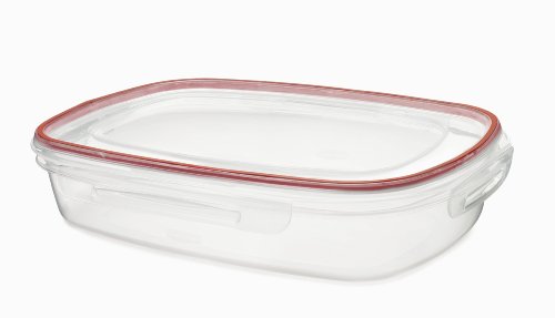 Rubbermaid 7L0300CIRED Lock-its 1-1/2-Gal Rectangle Container