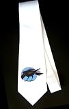  : Party Decoration Necktie with forecast, crow, astrology, sign, horoscope, bird, animal, chinese
