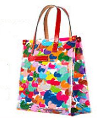 Dooney Bourke Limited Edition Wonderduck Clear Lunch Bag Tote