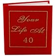 "Big Red Book" Photo Albums - "Your Life at 40"