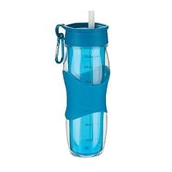 Trudeau Cool Off Hydration Bottle - Blue - 24oz