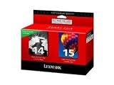 Lexmark Cartridge No. 14/ 15 - Print cartridge - 1 x black, color (cyan, magenta, yellow) - LRP
