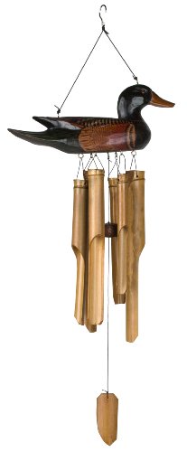 Asli Arts Collection CDK306 Mallard Duck Bamboo Wind Chime Asli Arts Collection CDK306 Mallard Duck Bamboo Wind Chime