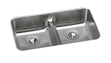 Elkay ELUHAQD3218 Gourmet Lustrous Satin Kitchen Sink Undermount