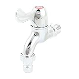 uxcell 蛇口　プラスチック製　シルバー　ホームキッチン用　オスネジ　11x 10x 2.8cm