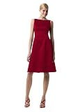 David's Bridal Satin Short Dress Style 81591