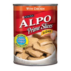 Alpo Prime Slices In Gravy Chicken Flavored Canned Dog Food
