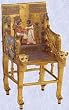Golden Egyptian King Tut Throne