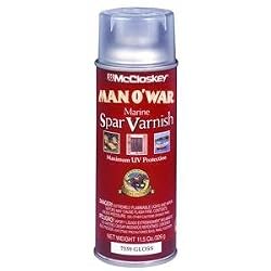 Valspar 080.0007555.076 McCloskey Man O'War Marine Varnish Aerosol