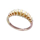 14K .33 (1/3) CTW Graduated Diamond Bar Ring