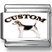 English Foxhound Dog Custom Photo Italian Charm