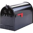 Solar ST200B00 Group Jumbo Steel Rural Mailbox, Black