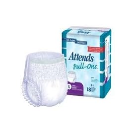 Attends� UnderwearTM Super Plus Absorbency with Leakage Barriers, Case of 80